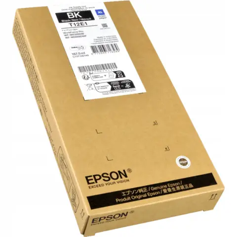 Tusz Epson T12E1 / C13T12E140 Czarny do drukarek (Oryginalny) [10k]